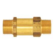Rückschlagventil G 3/8 SW 19Gehäuse Messing Durchgangsform