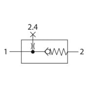 Riegler Rückschlagventil »FUTURA«, BG 1, G 1/4-4