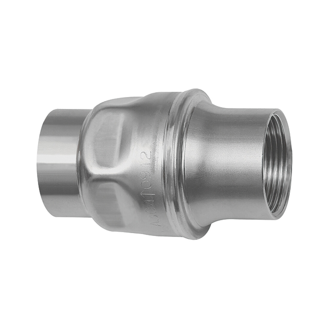 Riegler Rückschlagventil, leichte Bauweise, ES 1.4301, G 1 1/4, 0,03 bar