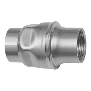 Riegler Rückschlagventil, leichte Bauweise, ES 1.4301, G 2, 0,03 bar