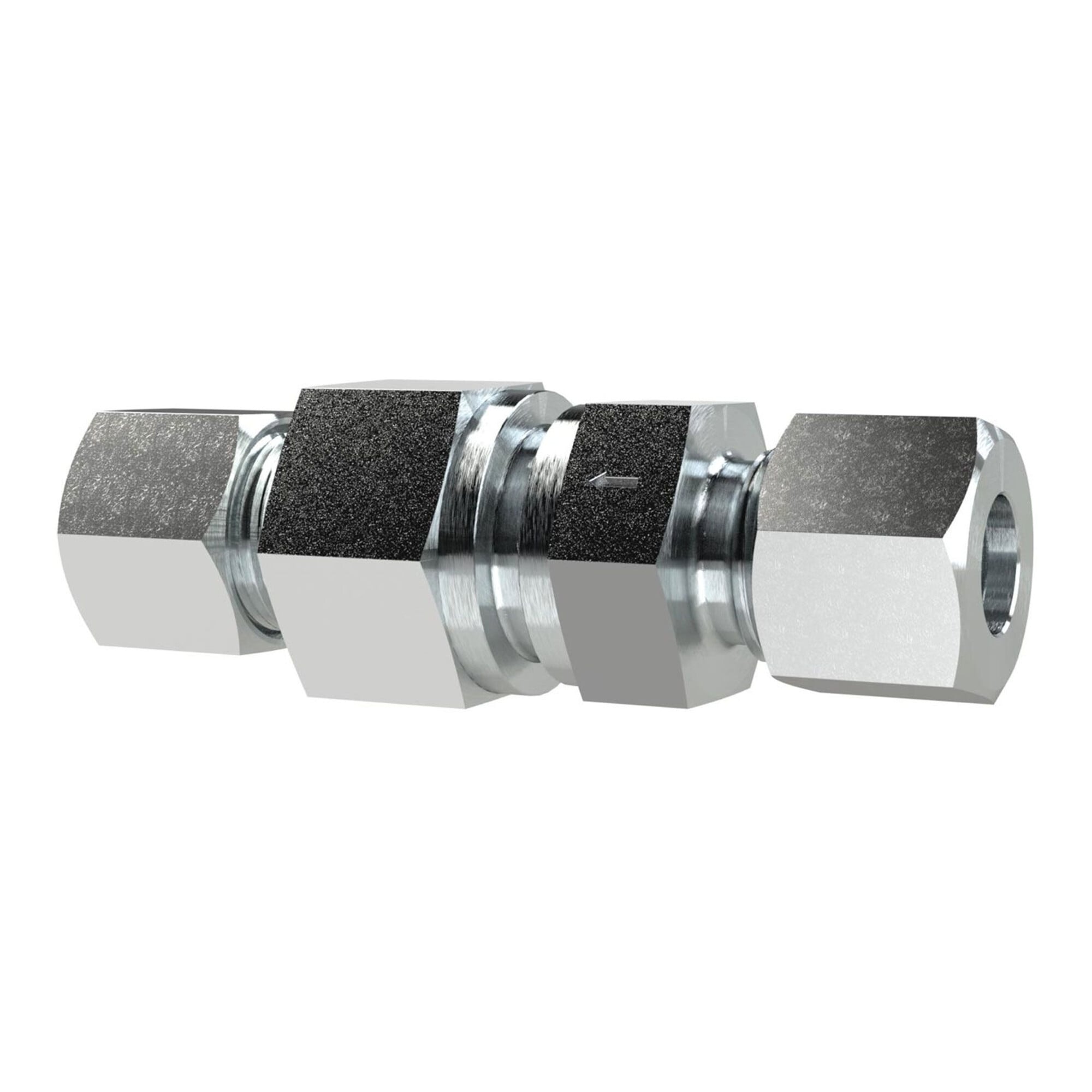 Riegler Rückschlagventil, Rohr-AÃ ̃ 12mm, PN max. 250, Stahl verzinkt