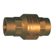 Riegler Rückschlagventil, voller Durchgang, Messing, Rp 1 1/4, 20-50 mbar-1