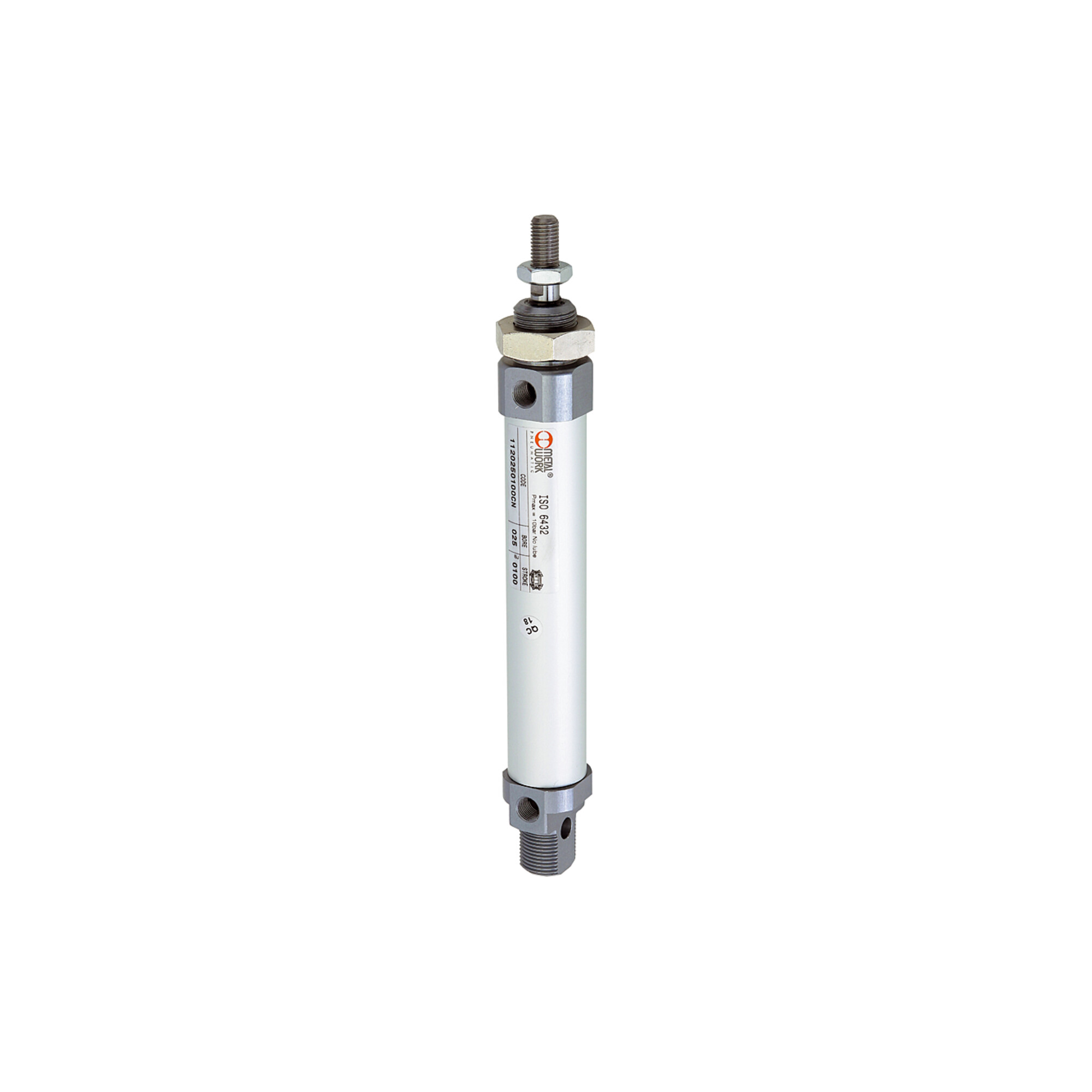 Riegler Rundzylinder, einfachwirkend, Magnet, Kolben-Ã ̃ 20, Hub 25, G 1/8