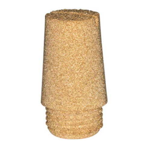 Riegler Schalldämpfer aus Sinterbronce »value line«, Schlitz, G 1/2