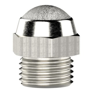 Riegler Schalldämpfer, Edelstahl, flach, G 3/4, SW 30