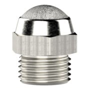 Riegler Schalldämpfer, Edelstahl, flach, G 3/8, SW 19-1