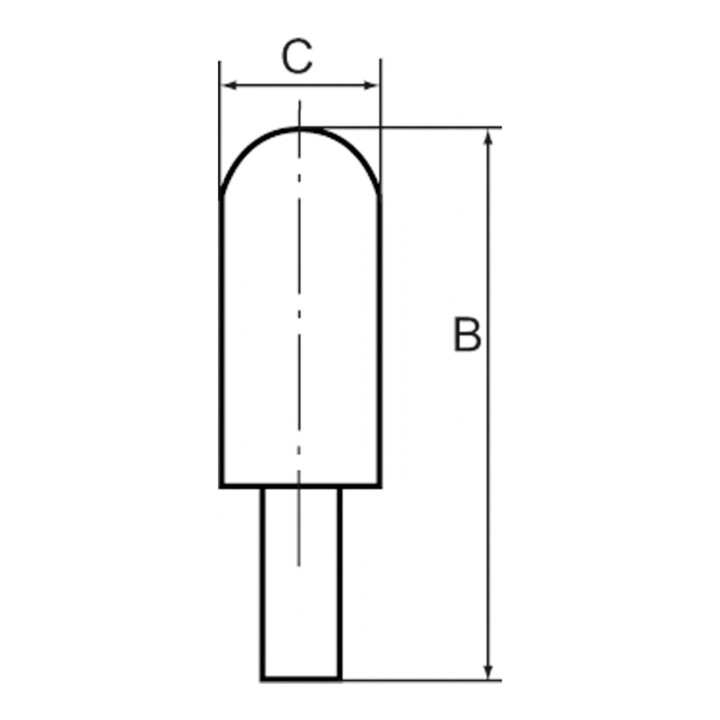 Riegler Schalldämpfer mit Stecknippel, »Blaue Serie«, Stecknippel 10