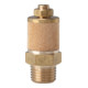 Riegler Schalldämpfer, Sinterbronce/MS, Abluft einstellbar, R 1, SW 36-1
