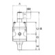 Riegler Schaltventil (3/2-Wegeventil) »multifix«, 110 V AC, BG 4, G 3/4-3