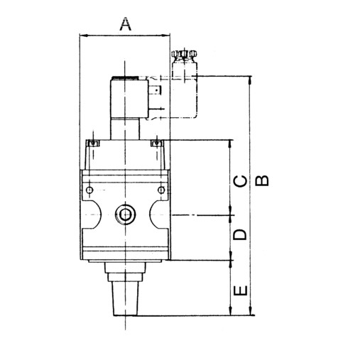 Riegler Schaltventil (3/2-Wegeventil) »multifix«, 110 V AC, BG 4, G 3/4