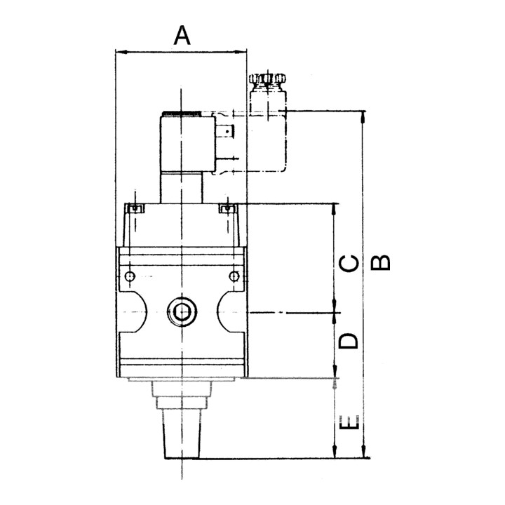 Riegler Schaltventil (3/2-Wegeventil) »multifix«, 230 V AC, BG 3, G 1/2