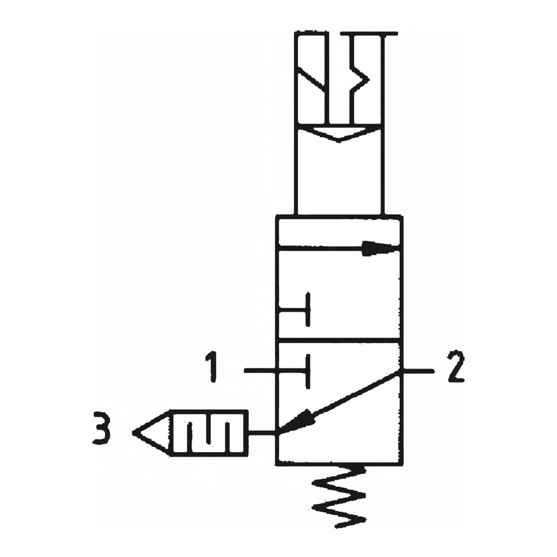 Riegler Schaltventil (3/2-Wegeventil) »multifix«, 24 V DC, BG 3, G 1/2