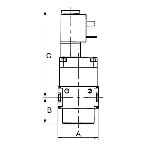 Riegler Schaltventil (3/2-Wegeventil) »multifix-mini«, 230 V AC, G 1/4