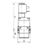 Riegler Schaltventil (3/2-Wegeventil) »multifix-mini«, 230 V AC, G 1/4-3