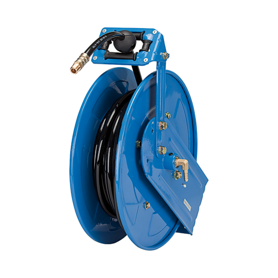 Riegler Schlauchaufroller, Druckluft/Wasser, PU-Schlauch Durchmesser10x6,5, Länge 10 m
