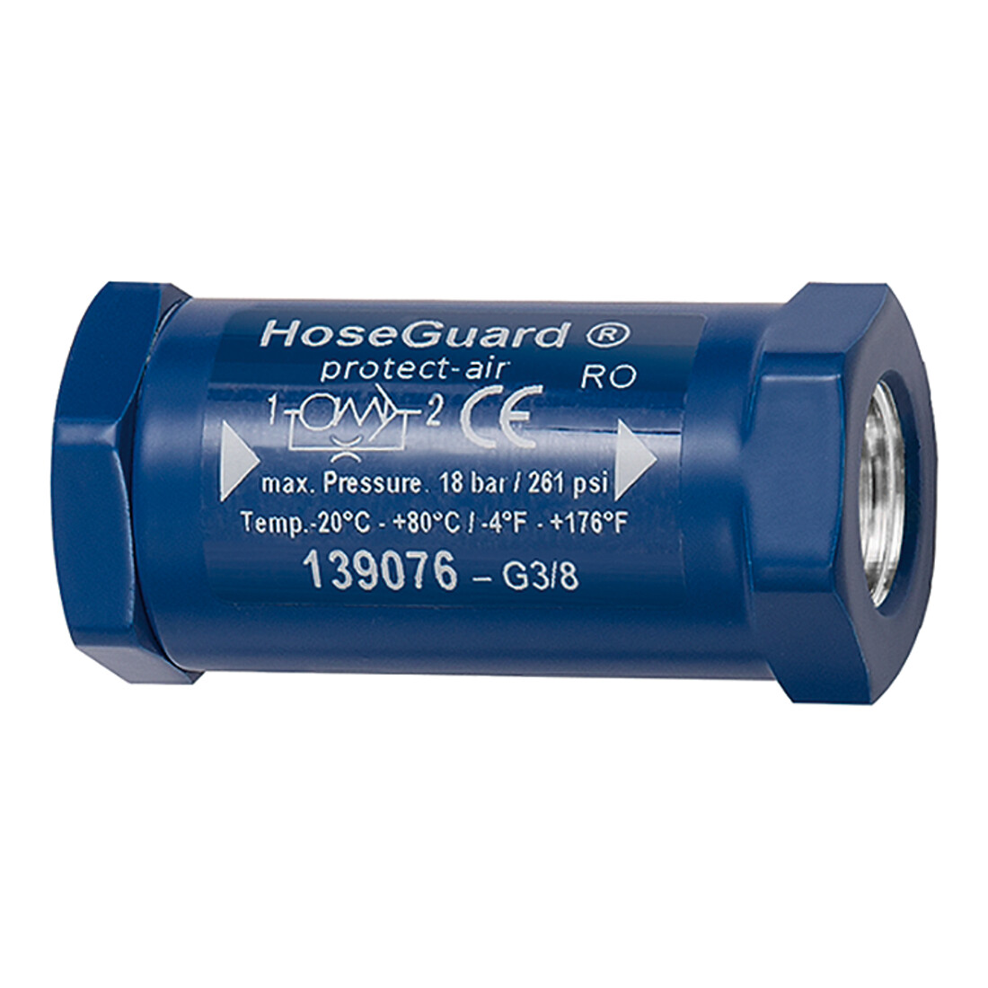 Riegler Schlauchbruchsicherung »Hose Guard«, Alu / Alu, G 2 IG/IG