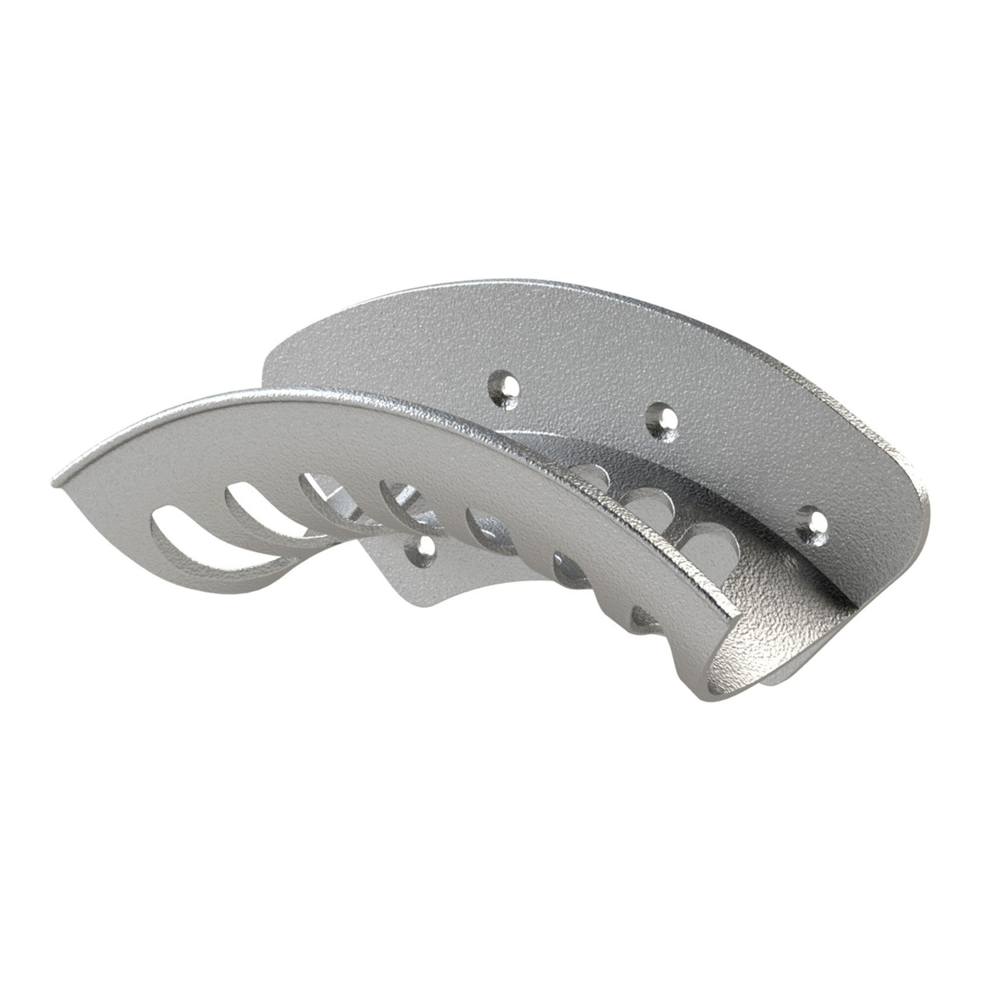 Riegler Schlauchhalter, Aluminium unlackiert, maxi