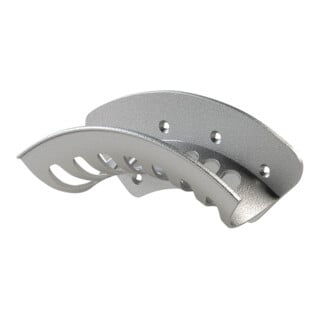 Riegler Schlauchhalter, Aluminium unlackiert, mittel