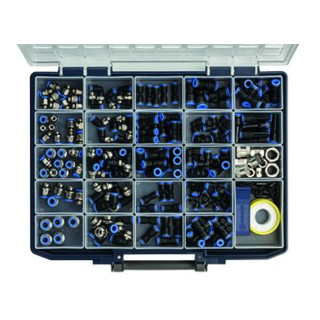 Riegler Schnellsteckverbindungen-Sortimentsbox „Blaue Serie“