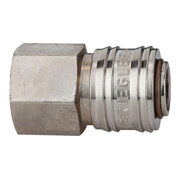 Riegler Schnellverschlusskuppl. NW 7,2 »connect line«, MS vern., G 1/2 IG-1