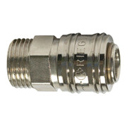 Riegler Schnellverschlusskuppl. NW 7,2 »connect line«, MS vern., G 1/4 AG-1