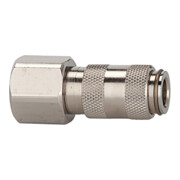 Riegler Schnellverschlusskupplung NW 2,7, Edelstahl 1.4305, G 1/8 IG-1