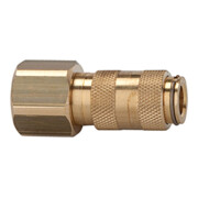 Riegler Schnellverschlusskupplung NW 2,7, Messing blank, M5 IG-1