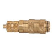 Riegler Schnellverschlusskupplung NW 2,7, MS blank, Schlauchanschluss 6x4-1