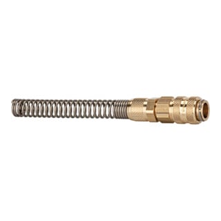 Riegler Schnellverschlusskupplung NW 5, MS blank, starr, Schlauch 6x4
