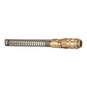 Riegler Schnellverschlusskupplung NW 5, MS blank, starr, Schlauch 6x4-1