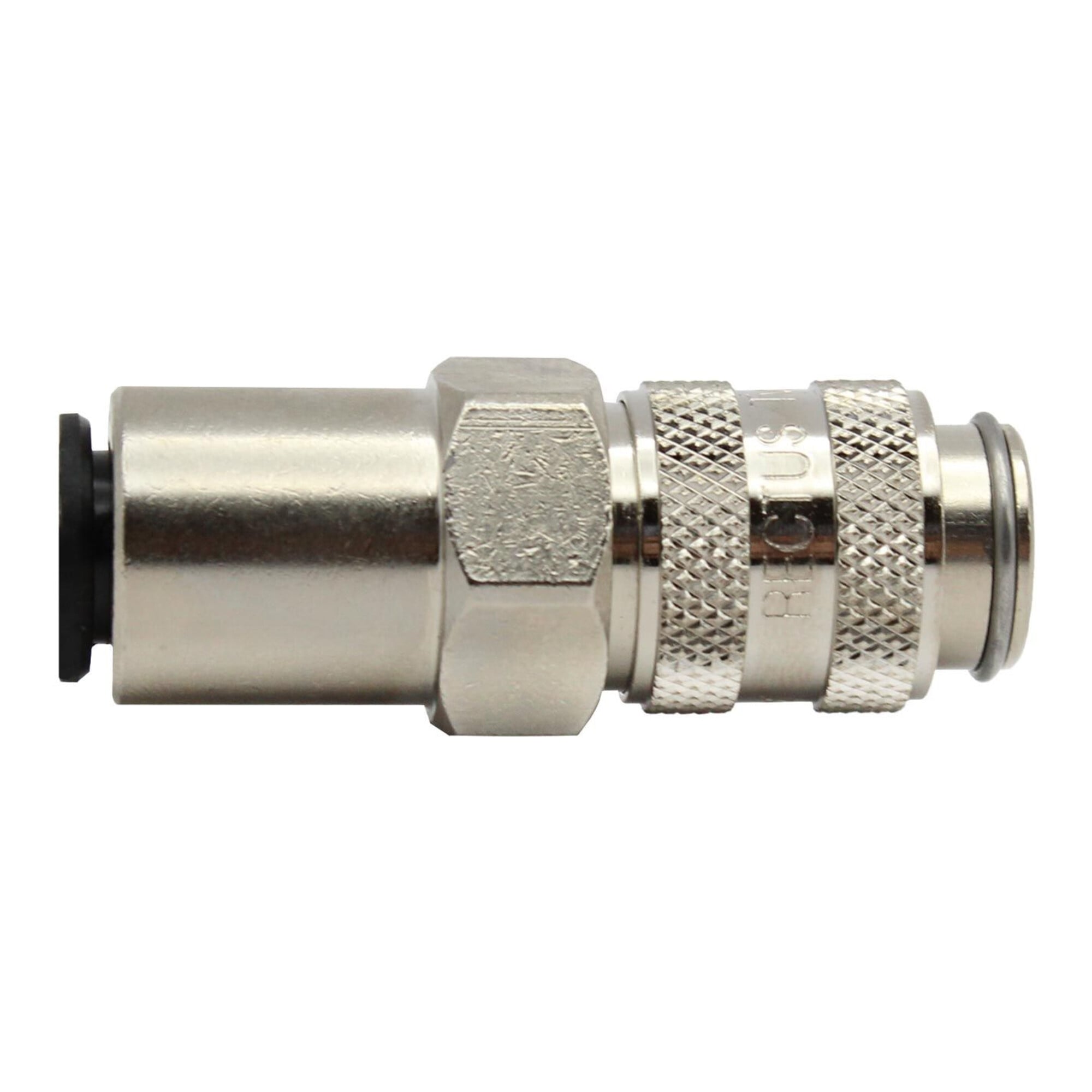 Riegler Schnellverschlusskupplung NW 5, MS vern., push-in Anschluss 8 mm