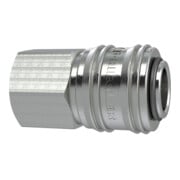 Riegler Schnellverschlusskupplung NW 7,2, Messing vernickelt, G 1/4 IG-1