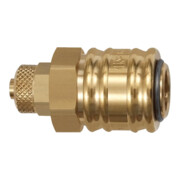 Riegler Schnellverschlusskupplung NW 7,2, MS blank, Schlauchanschluss 8x6-1