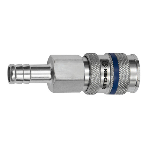 Riegler Schnellverschlusskupplung NW 7,8, Stahl, Tülle LW 10