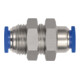 Riegler Schott-Steckverbindung »Blaue Serie « mini, M10x1,0, Schlauch-Ø 4