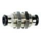 Riegler Schottverschraubung »value line«, M16x1, Schlauch-Ø 8, MS vern.
