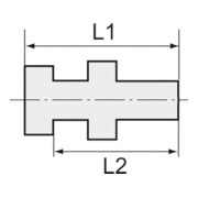 Riegler Schottverschraubung »value line«, M28x1,5 a., G 1/2 i., MS vern.-3
