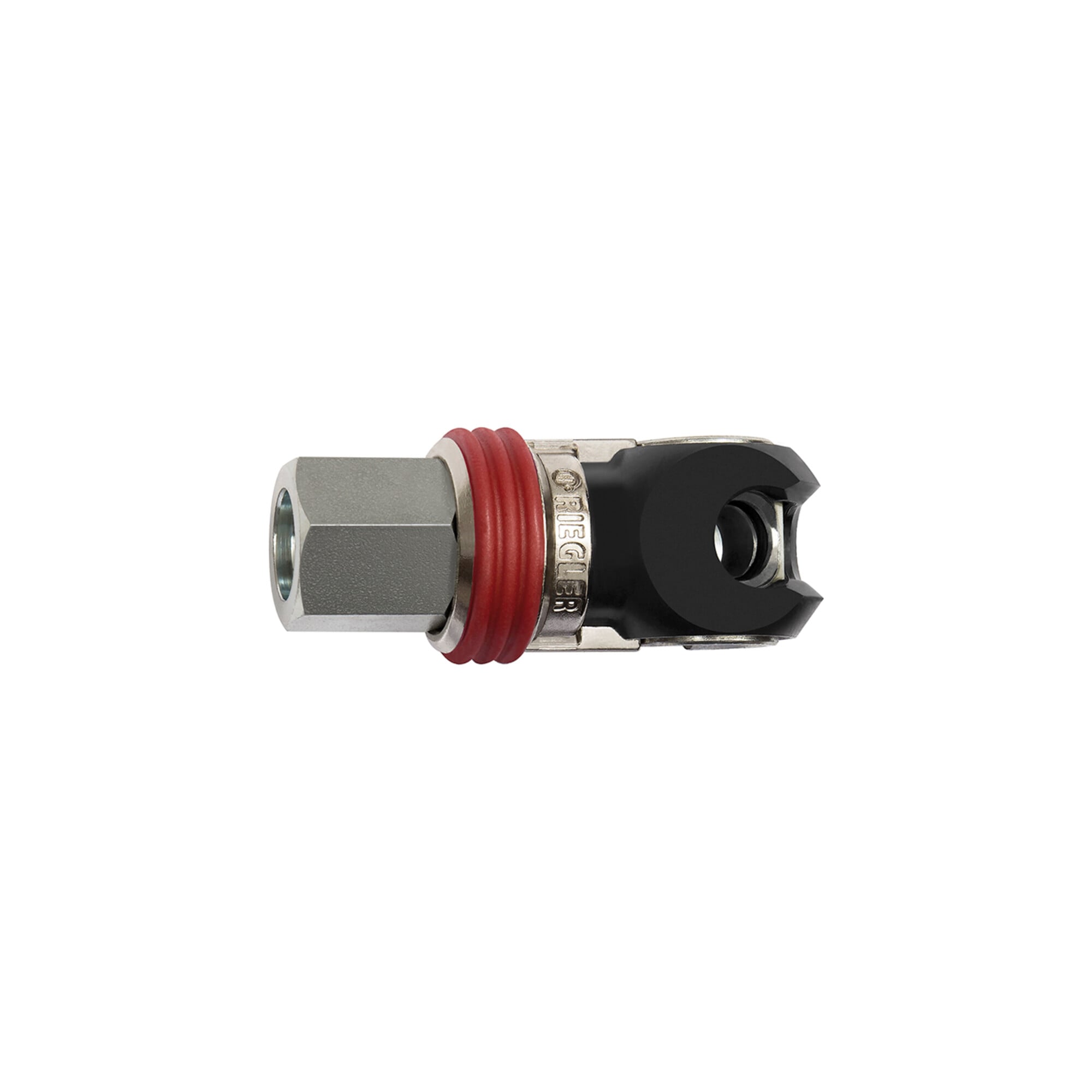 Riegler Schwenk-Sicherheitskupplung NW 7,2, EURO 7,2, Stahl, G 3/8 IG