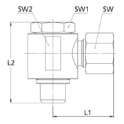Riegler Schwenkbare Winkel-Verschraubung, G 1/2 a., Rohr-Außen-Ã˜ 16-3