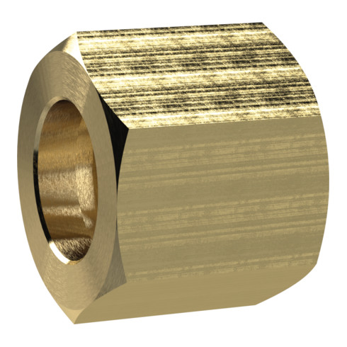 RIEGLER Sechskant-Überwurfmutter aus Messing