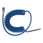 Riegler Set de raccords de sécurité pour tuyau spiralé, PUR, diamètre 12x8, 6,0 m-1