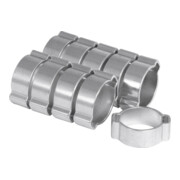 Riegler Set di fascette stringitubo a due anelli, 13-15mm, 10pz.