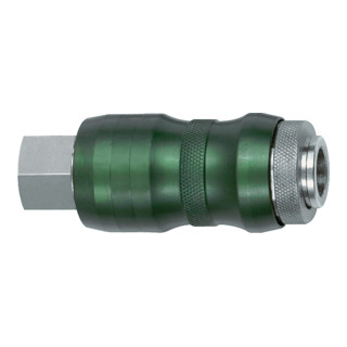 Riegler Sicherheitskupplung NW7,8, Bi-Tec, MS vern., G 1/2 IG, 2050 l/min