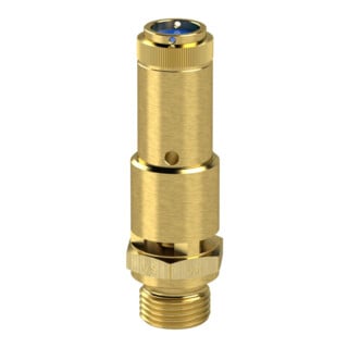 Riegler Sicherheitsventil DN 10, Messing, G 3/4, Ansprechdruck 2,2 bar