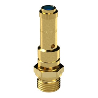 Riegler Sicherheitsventil DN 8, Messing, G 3/8, Ansprechdruck 2,2 bar