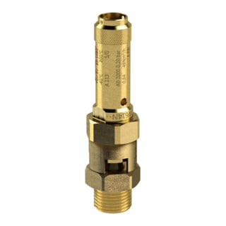 Riegler Sicherheitsventil, Messing, G 1/2, Ansprechdruck 6 bar
