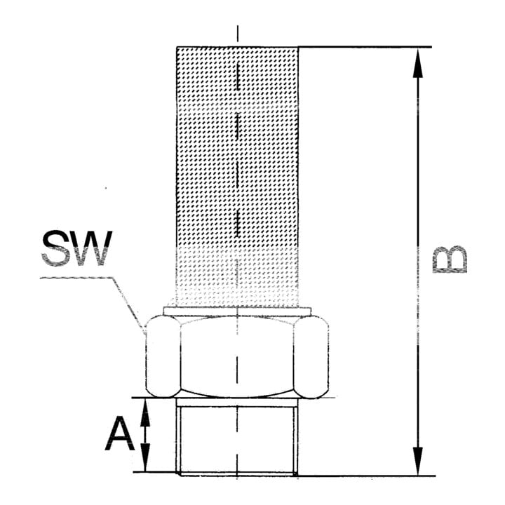 Riegler Silencieux, acier inoxydable 1.4401, M5, SW 9