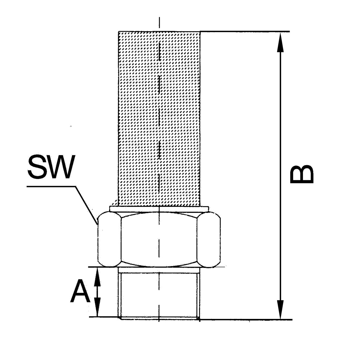 Riegler Silencieux, acier inoxydable 1.4401, M5, SW 9