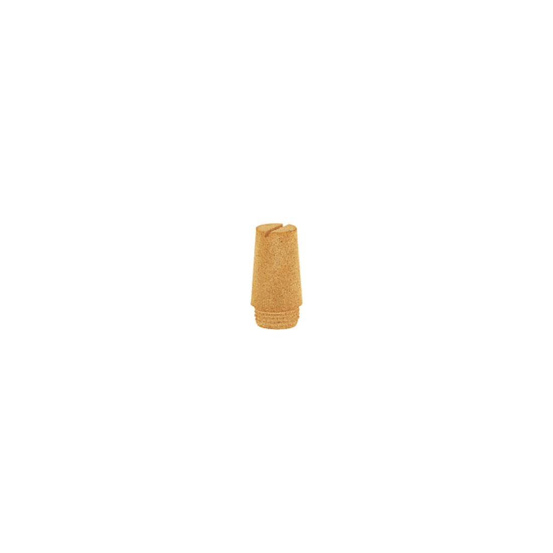 Riegler Silencieux en bronze fritté, fente, G 1/2, 0 - 8 bar