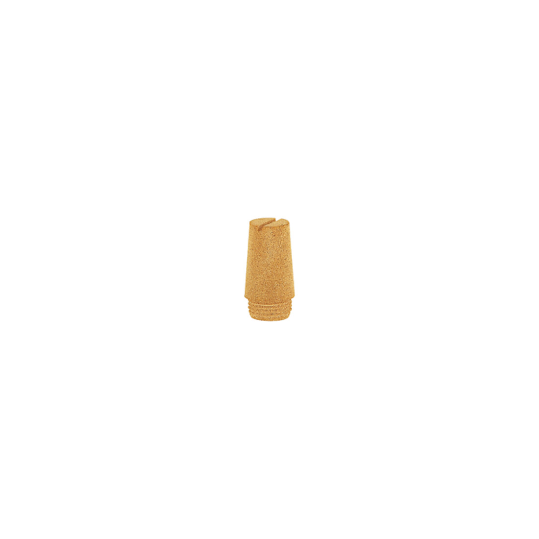 Riegler Silencieux en bronze fritté, fente, G 3/8, 0 - 8 bar